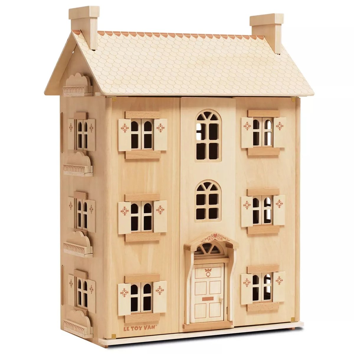 Grande maison de poupées en bois naturel bois naturel, LE TOY VAN