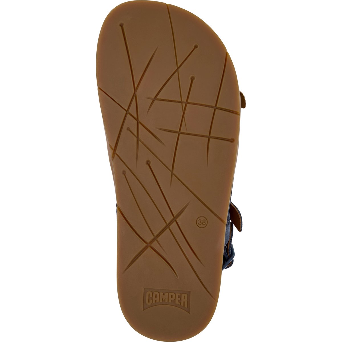 Sandales Cuir LLUC SANDAL bleu pastel, CAMPER