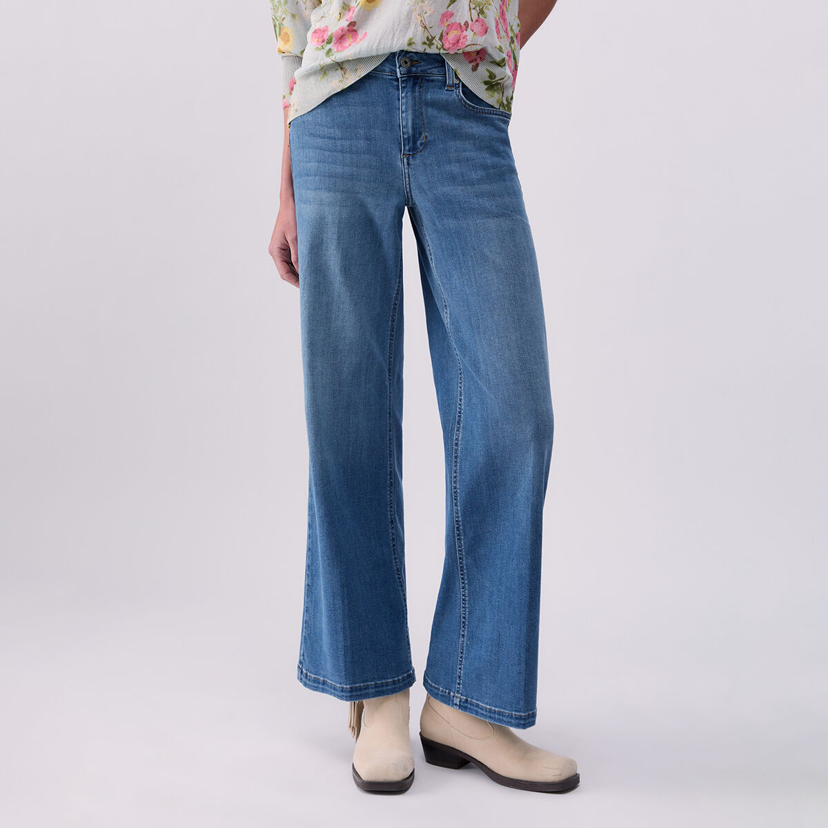 Jean évasé denim clair, LIU JO