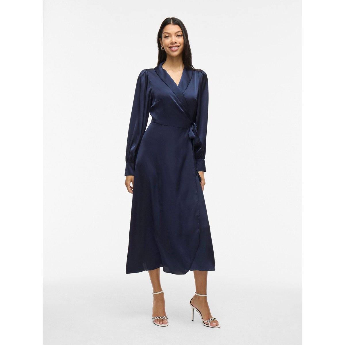 Robe Cache-Cœur navy blazer, VILA