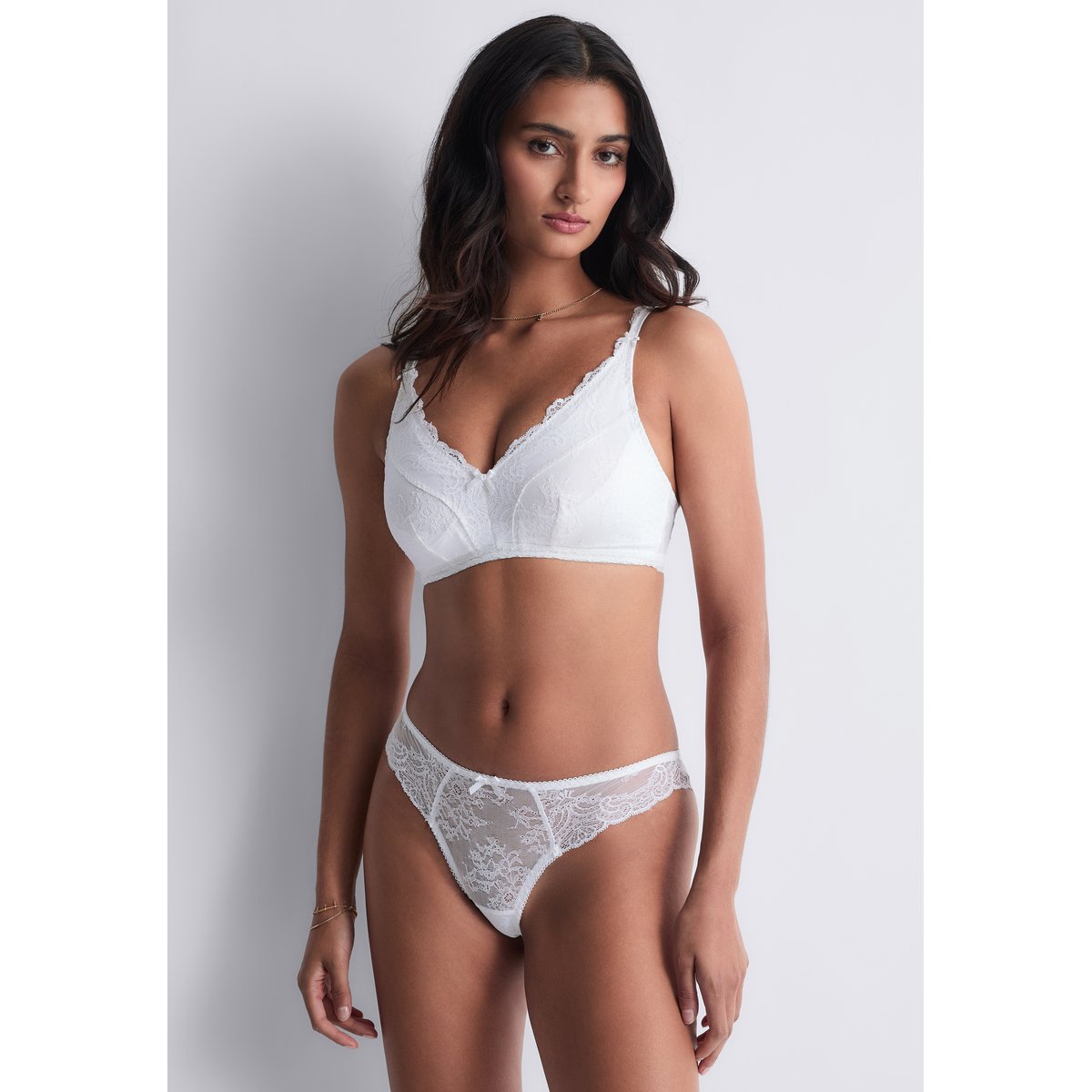 Soutien gorge Triangle souple post operatoire Danse des Sens blanc, AUBADE
