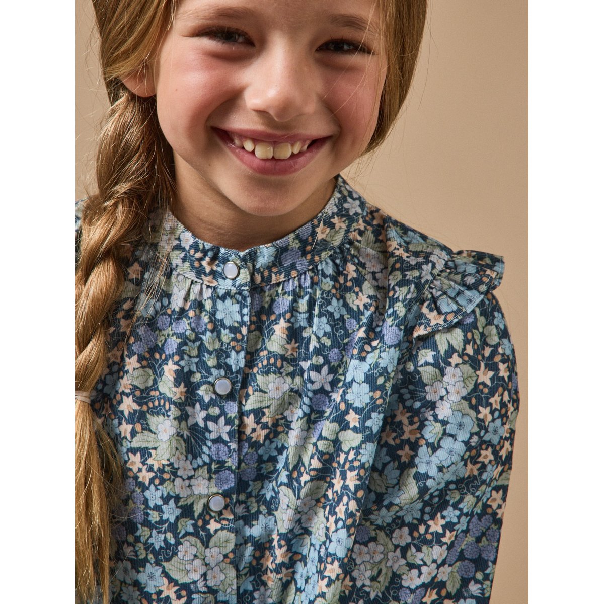 Chemise velours tissu Liberty liberty berry harvest, CYRILLUS