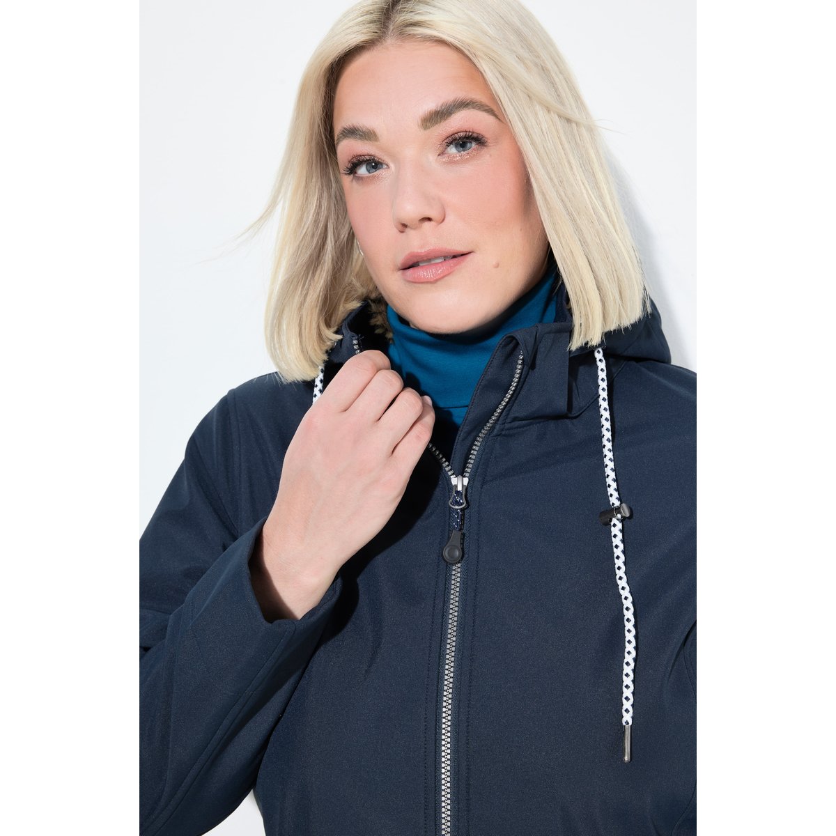 Veste softshell HYPRAR, matière déperlante marine, ULLA POPKEN