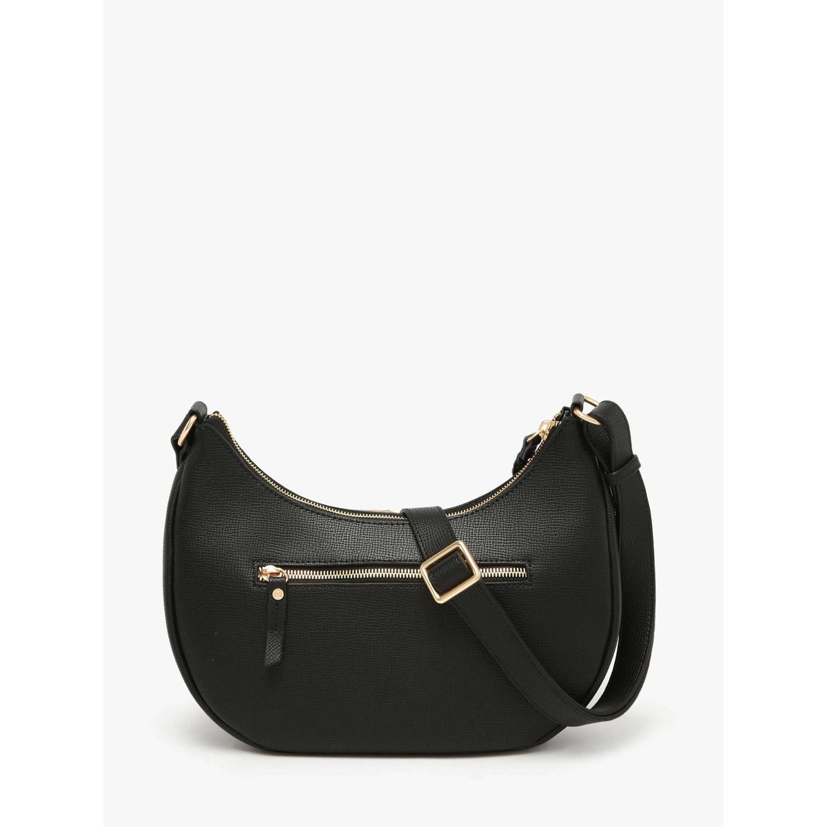 Sac bandoulière Torsade cuir noir, ETRIER
