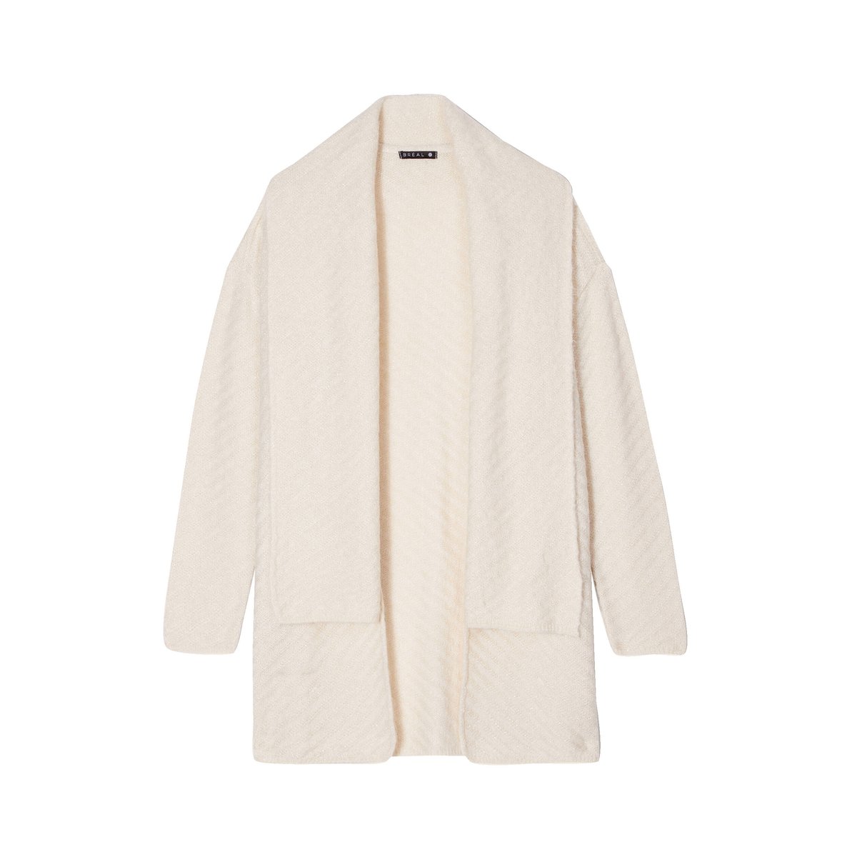 Gilet manches longues creme, BREAL