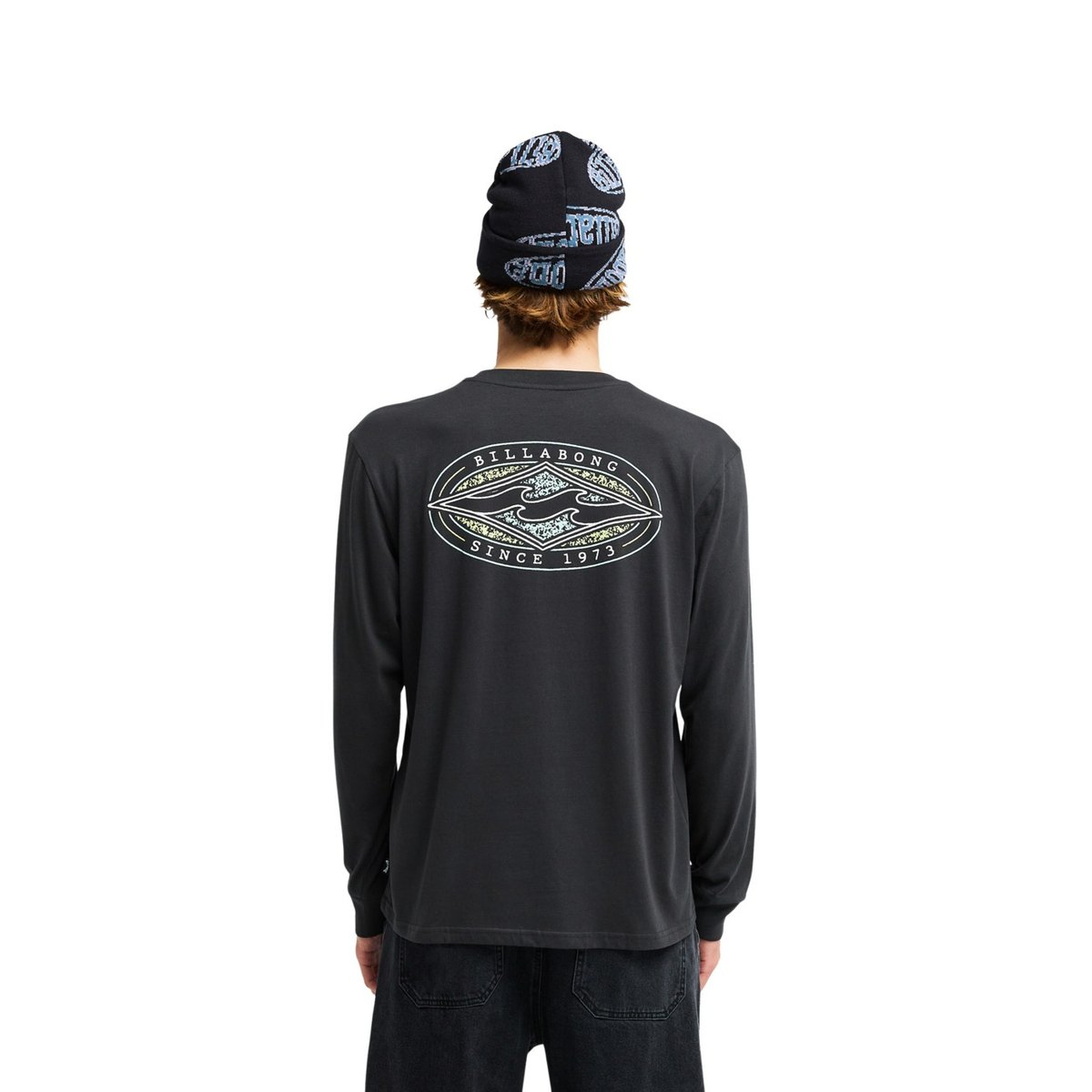 T shirt manches longues DIAMOND VISION noir washed black, BILLABONG