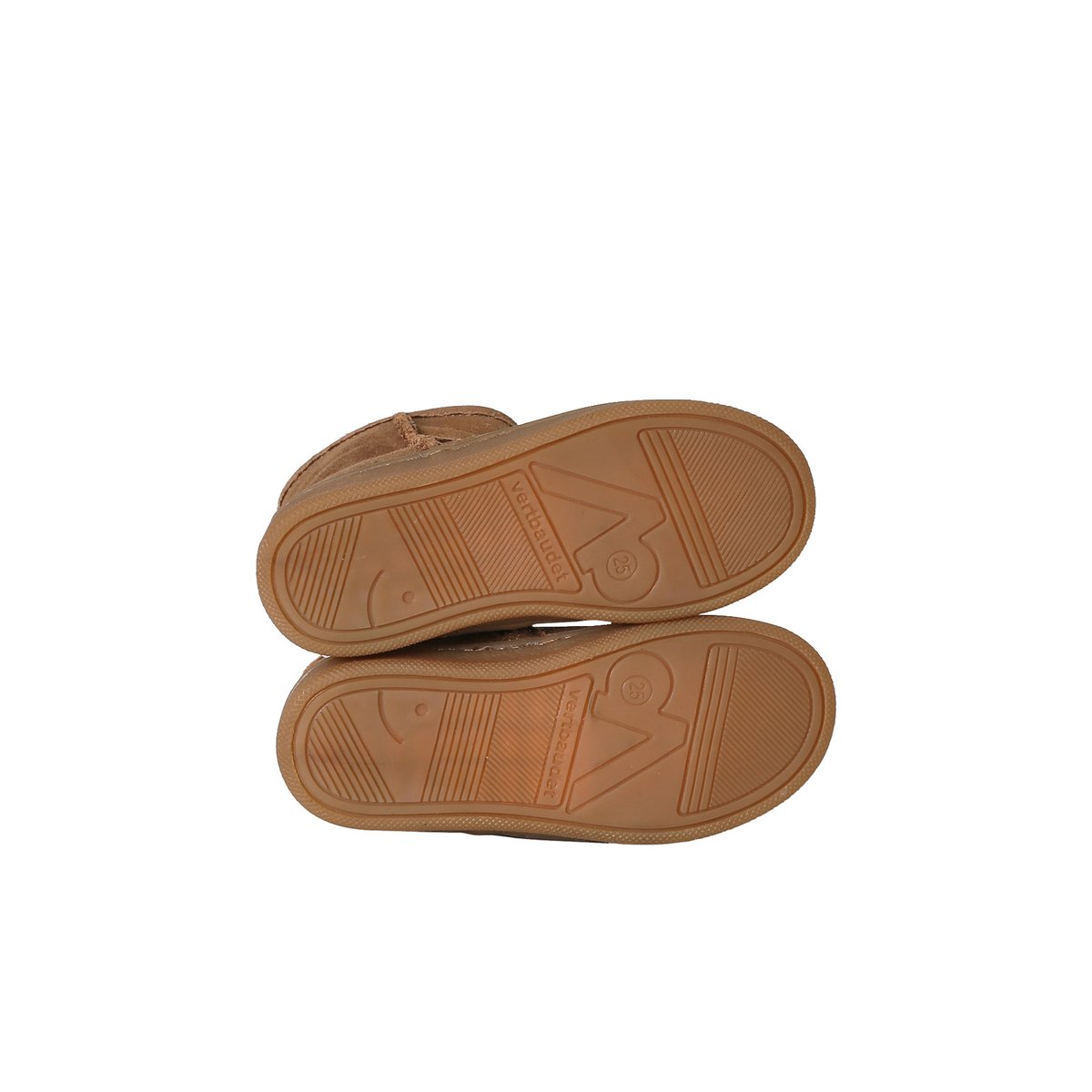 Boots cuir zippées marron, VERTBAUDET