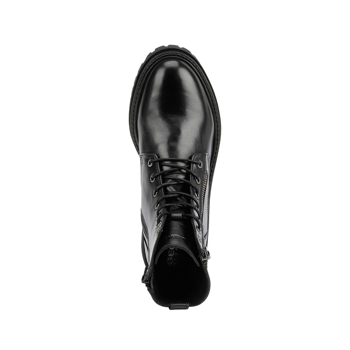 Iridea Zipped Ankle Boots with Laces black, GEOX