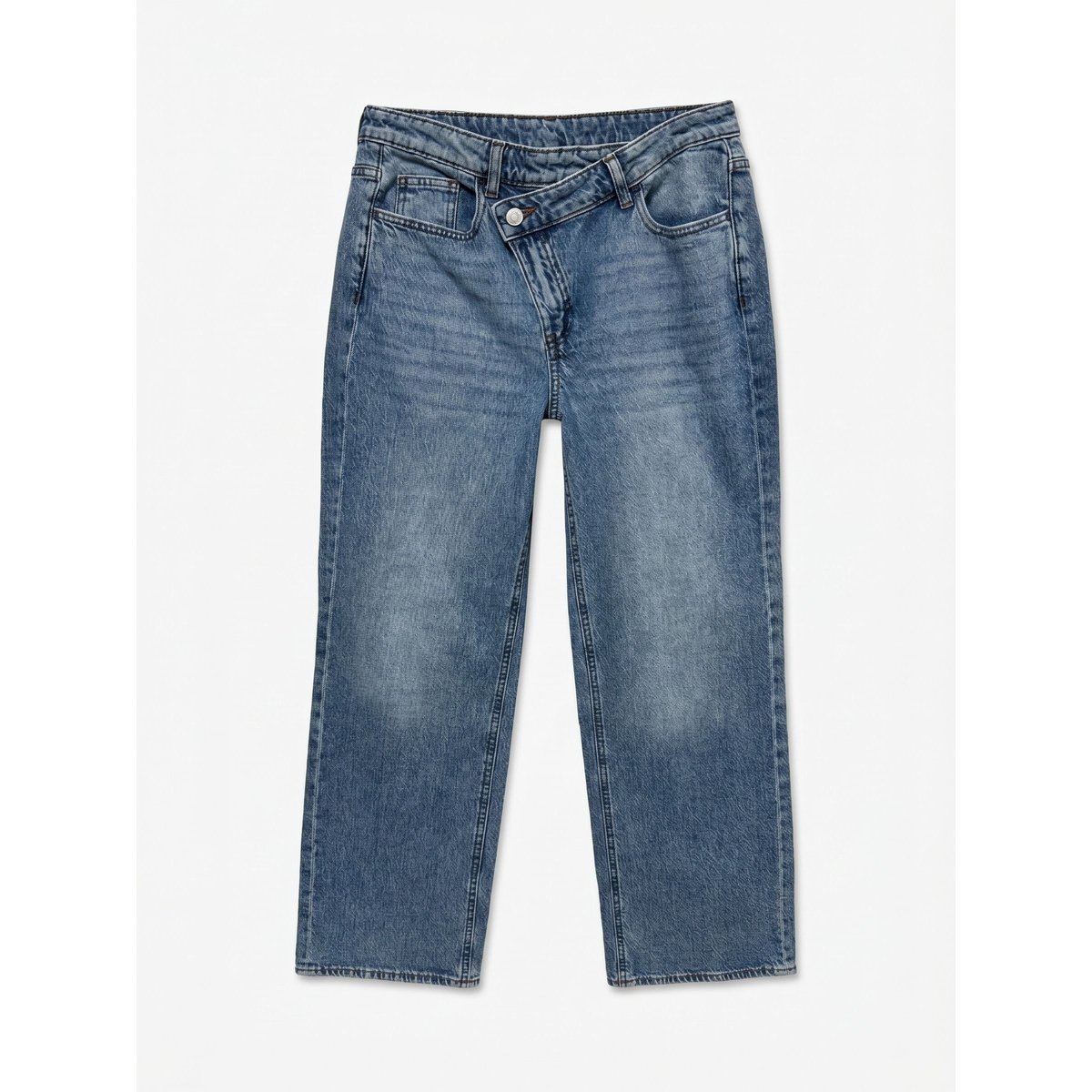 Jean À Coupe Large medium blue denim, VERO MODA