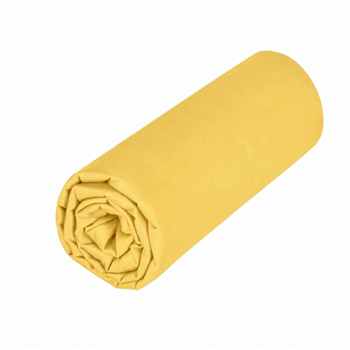 Drap Housse Uni Percale De Coton - UNIS PERCALE miel, TRADITION DES VOSGES