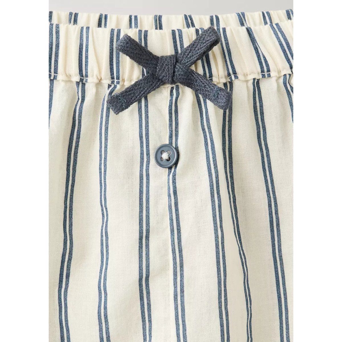Pantalon de pyjama 100 % coton rayé gris anthracite, MANGO HOME