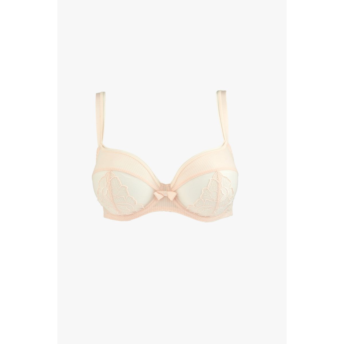 Soutien-gorge corbeille grande taille en broderie INTUITION quartz, MAISON LEJABY