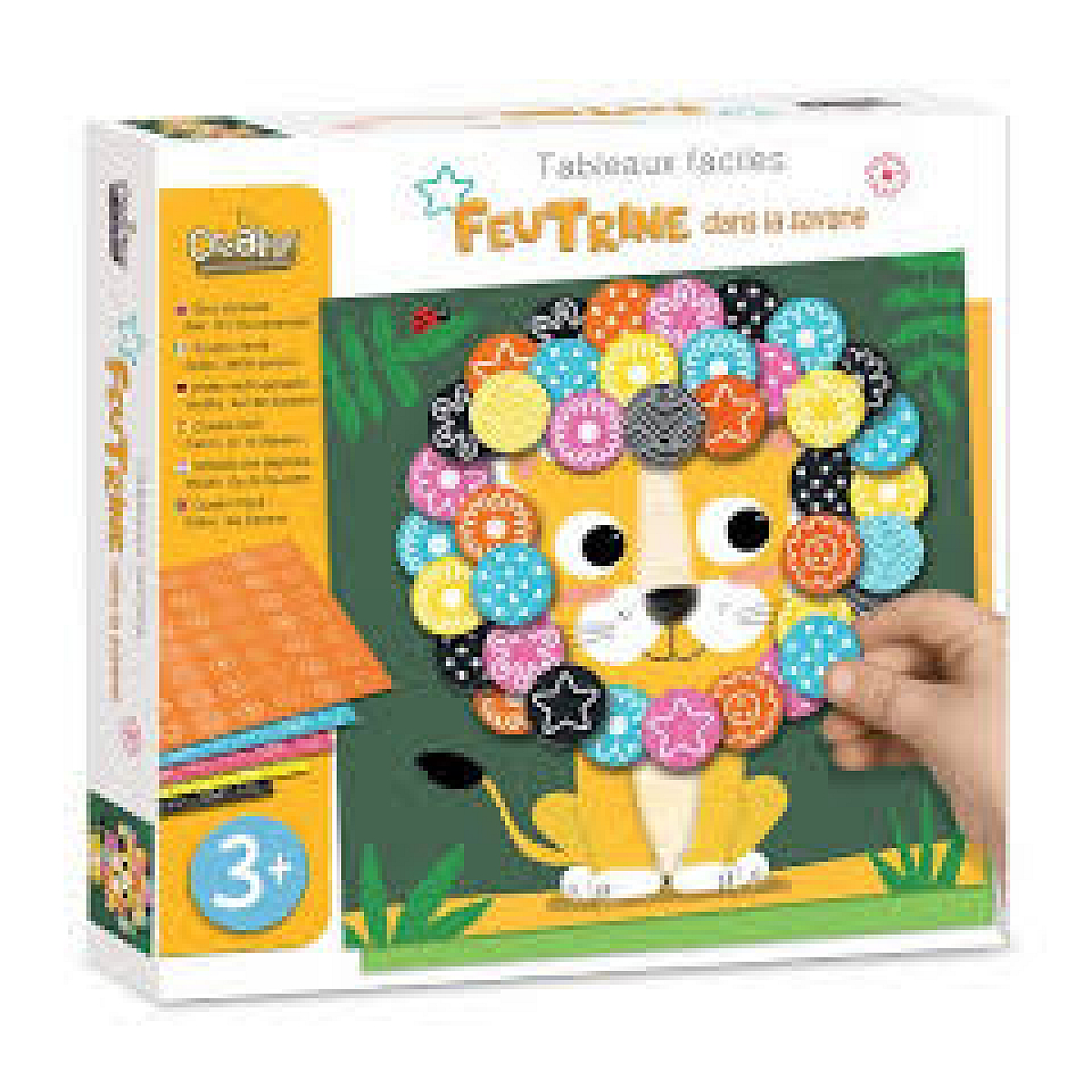 Feutrine - Dans la savane couleur unique, CREA.LIGN