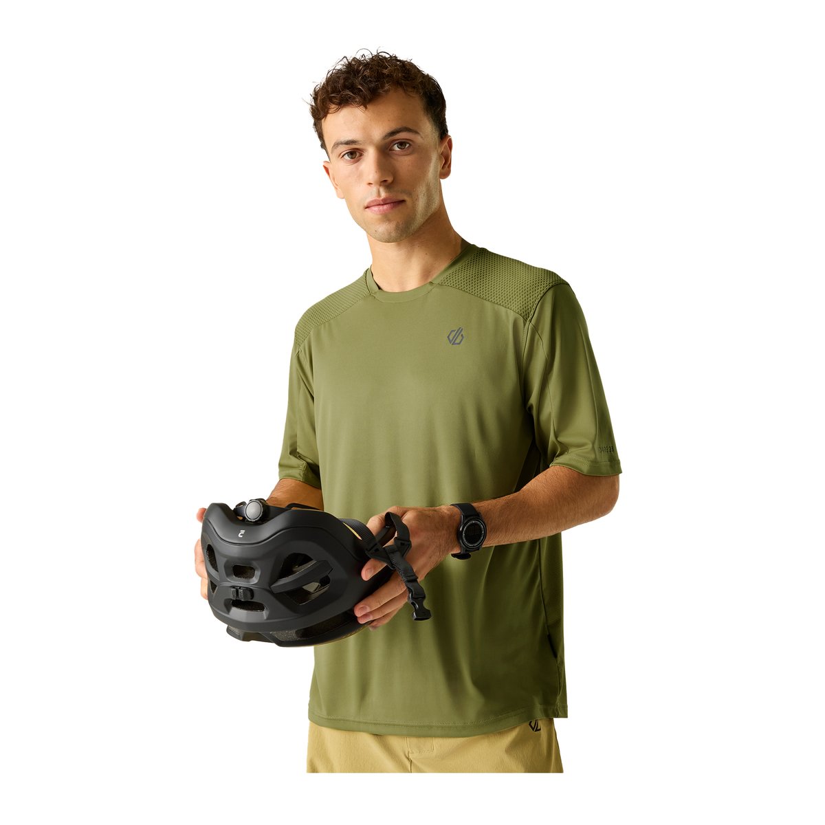 T-shirt uni manches courtes TRACKSTAND ACE kaki, DARE 2B