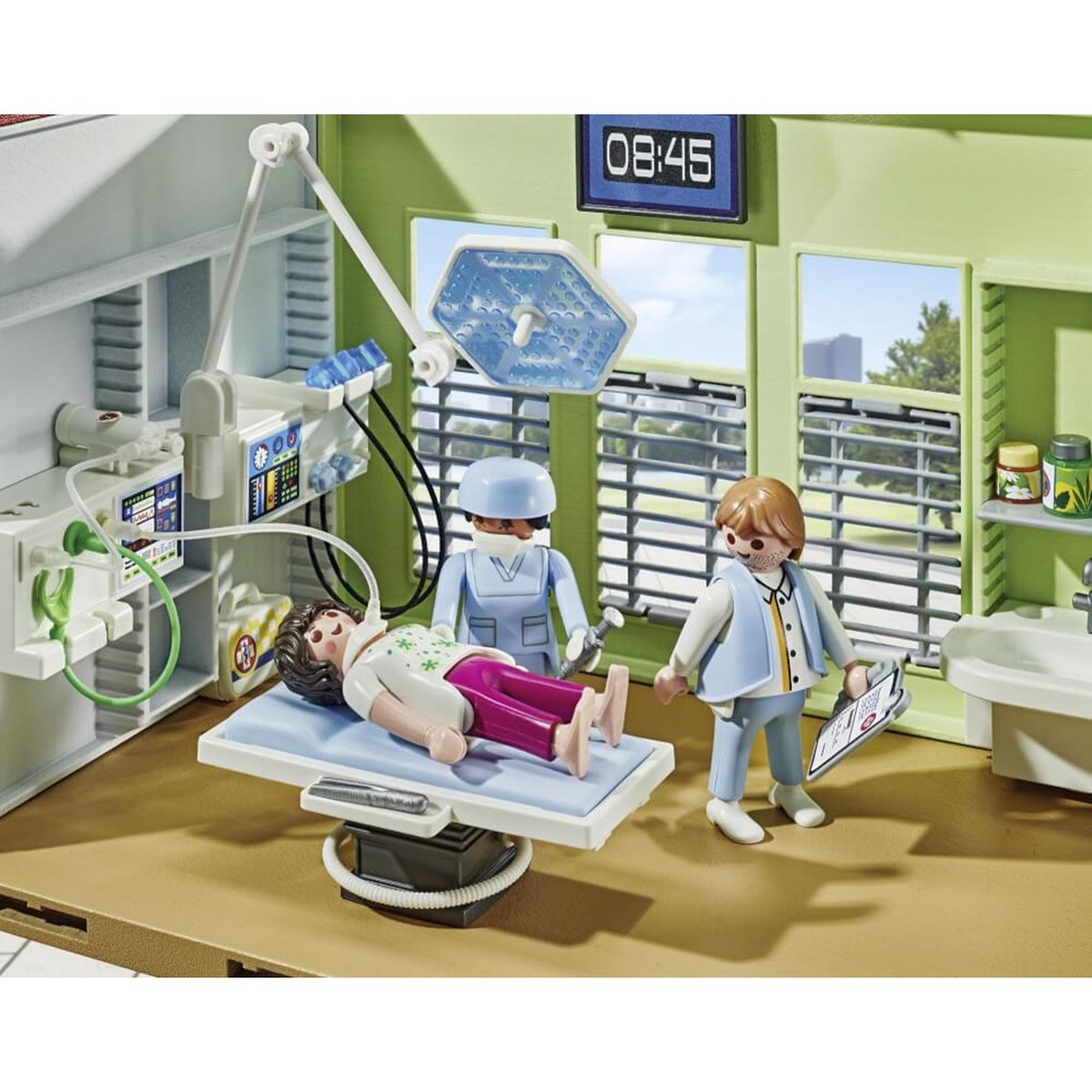 Heroes Hôpital aménagé multicolore, PLAYMOBIL