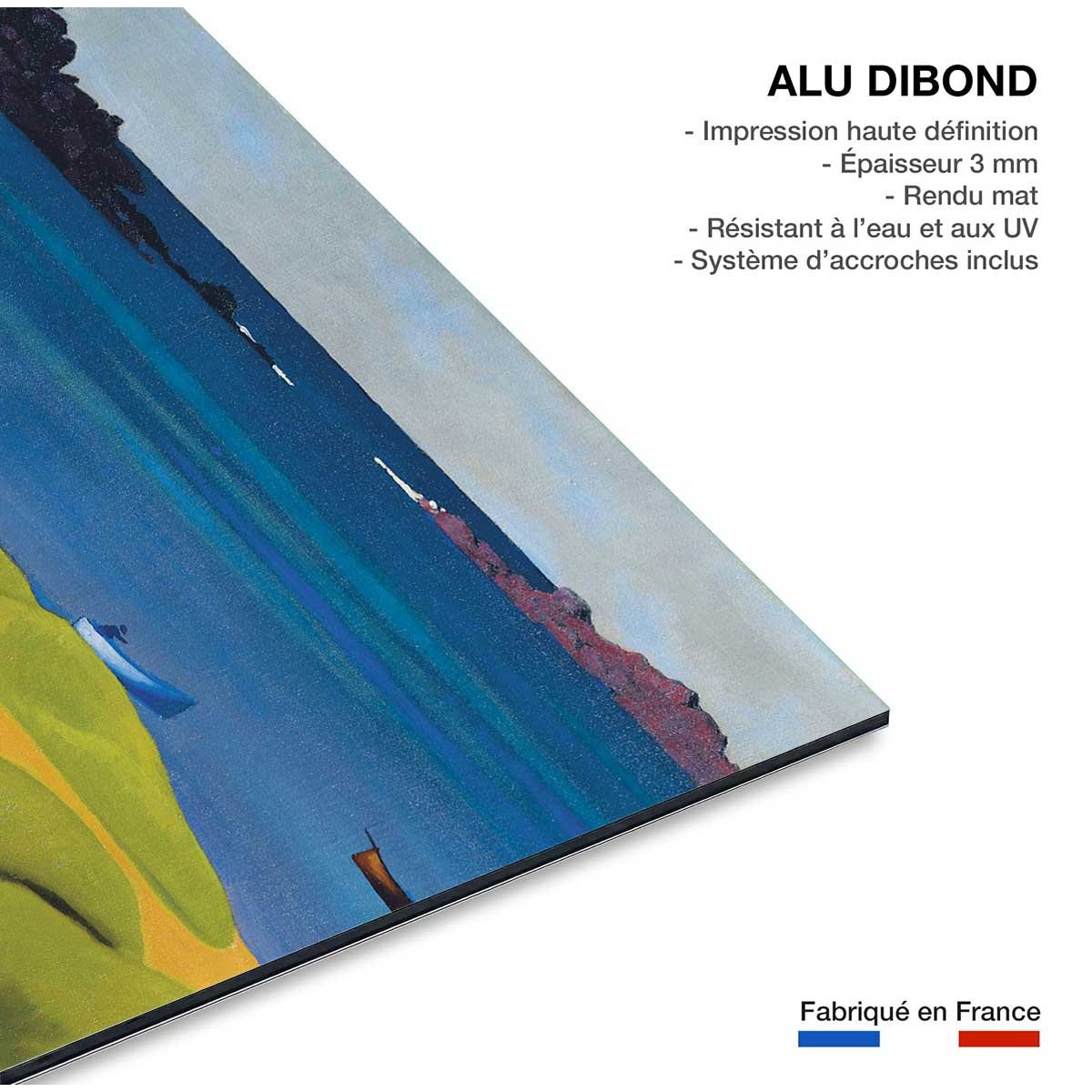 Tableau baie de Trégastel Felix Vallotton tableau alu dibond, HEXOA