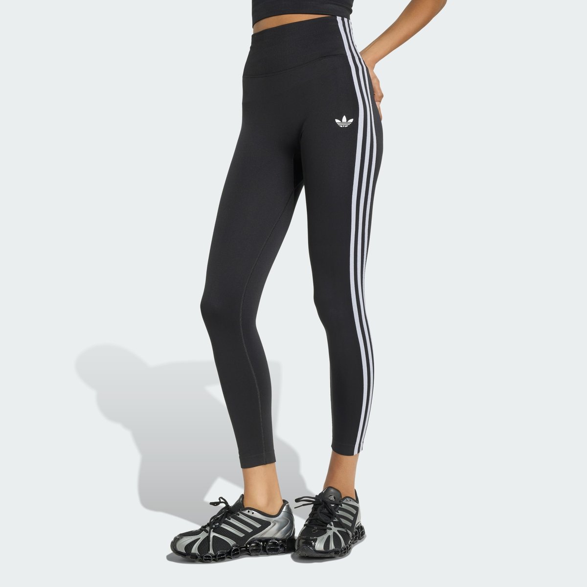 Legging Sans Couture Essentials 3 Bandes Legging Sans Couture Essentials 3 Bandes black, adidas Originals