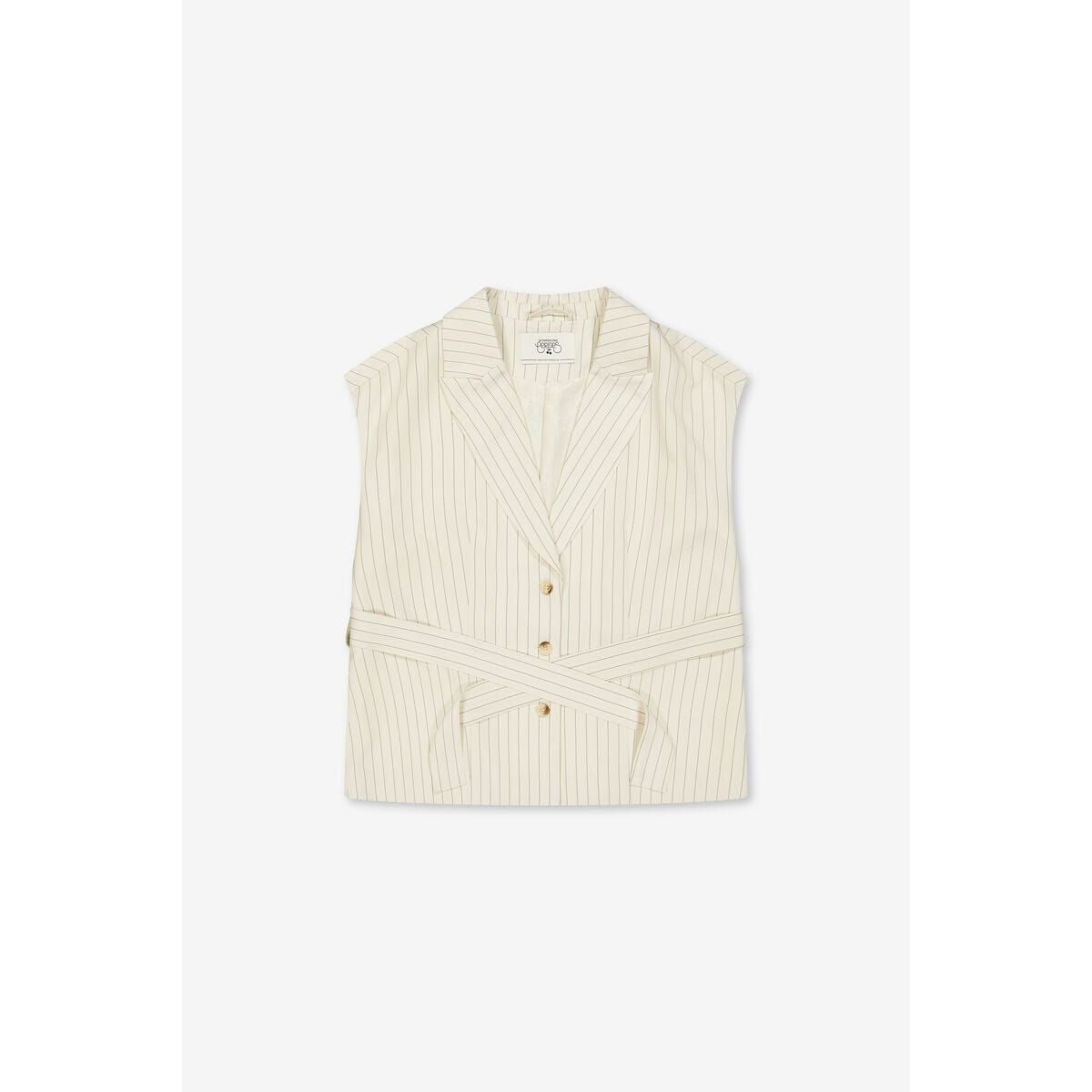 Veste sans manches TAYRA craie, LE TEMPS DES CERISES
