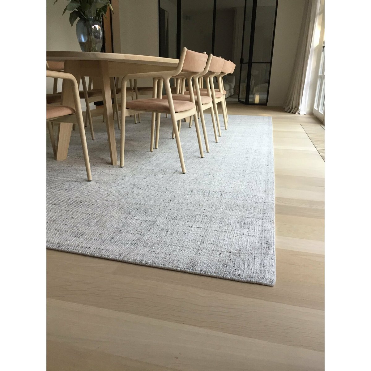 Tapis rectangulaire en laine HAMILTON beige, RECOLLECTION