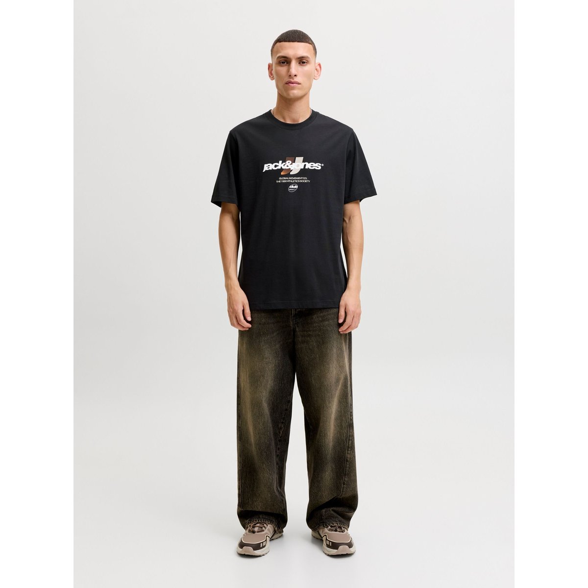 T-Shirt black 1, JACK & JONES