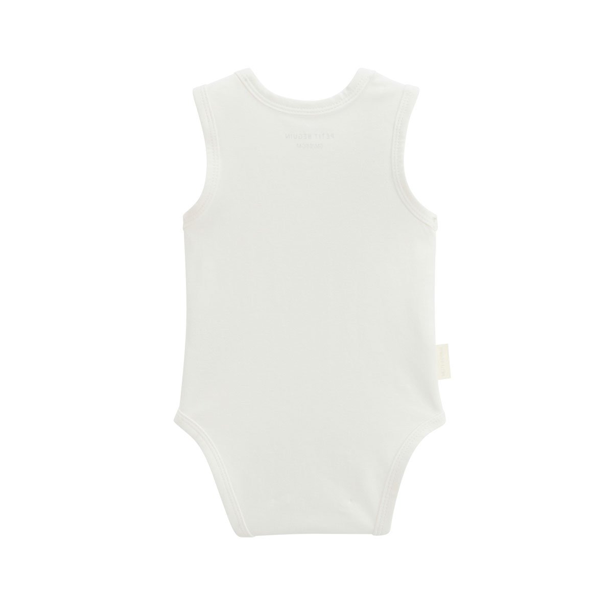 Lot de 2 bodies bébé sans manches Liwa jaune, PETIT BEGUIN