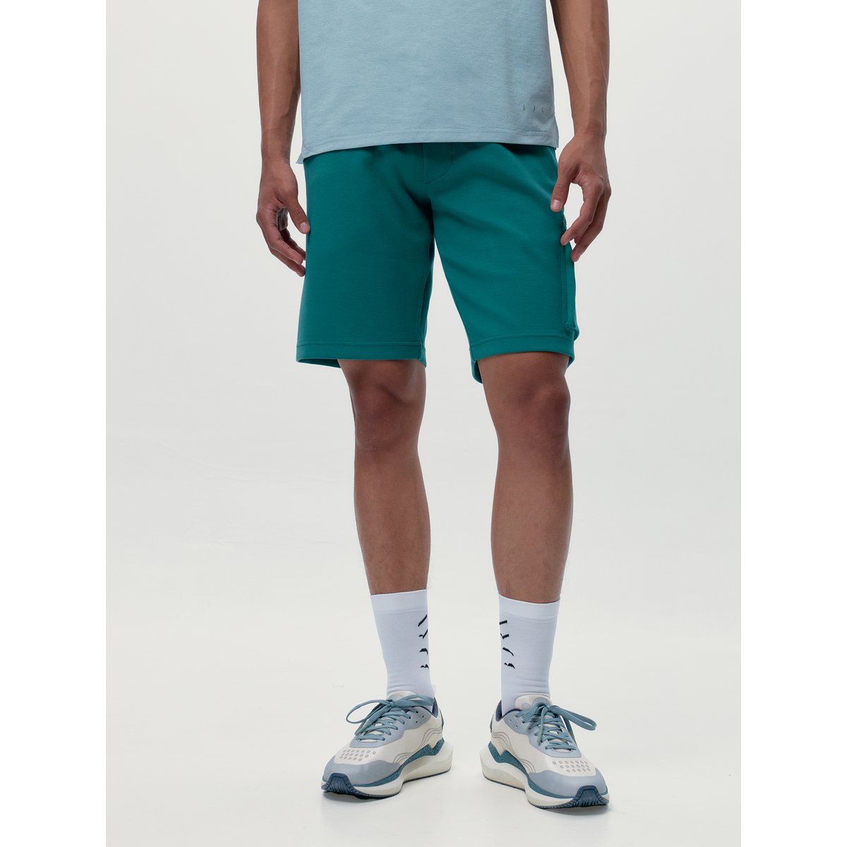 Short de sport homme Halong Avec poches séchage rapide vert biscaye, BORN