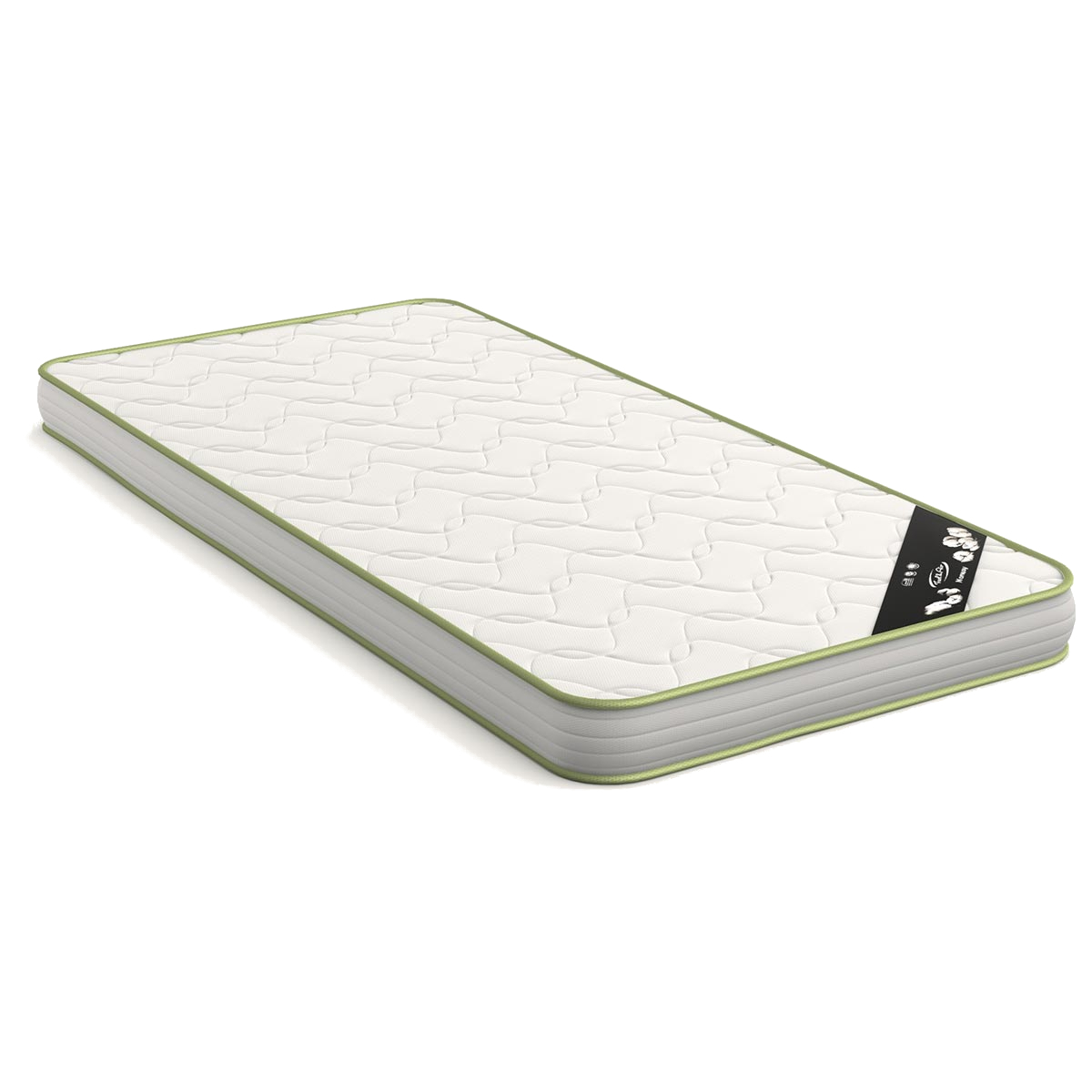 Pack lit enfant Montessori avec matelas Bois massif  ROMEO noisette, AKITEN RETAIL