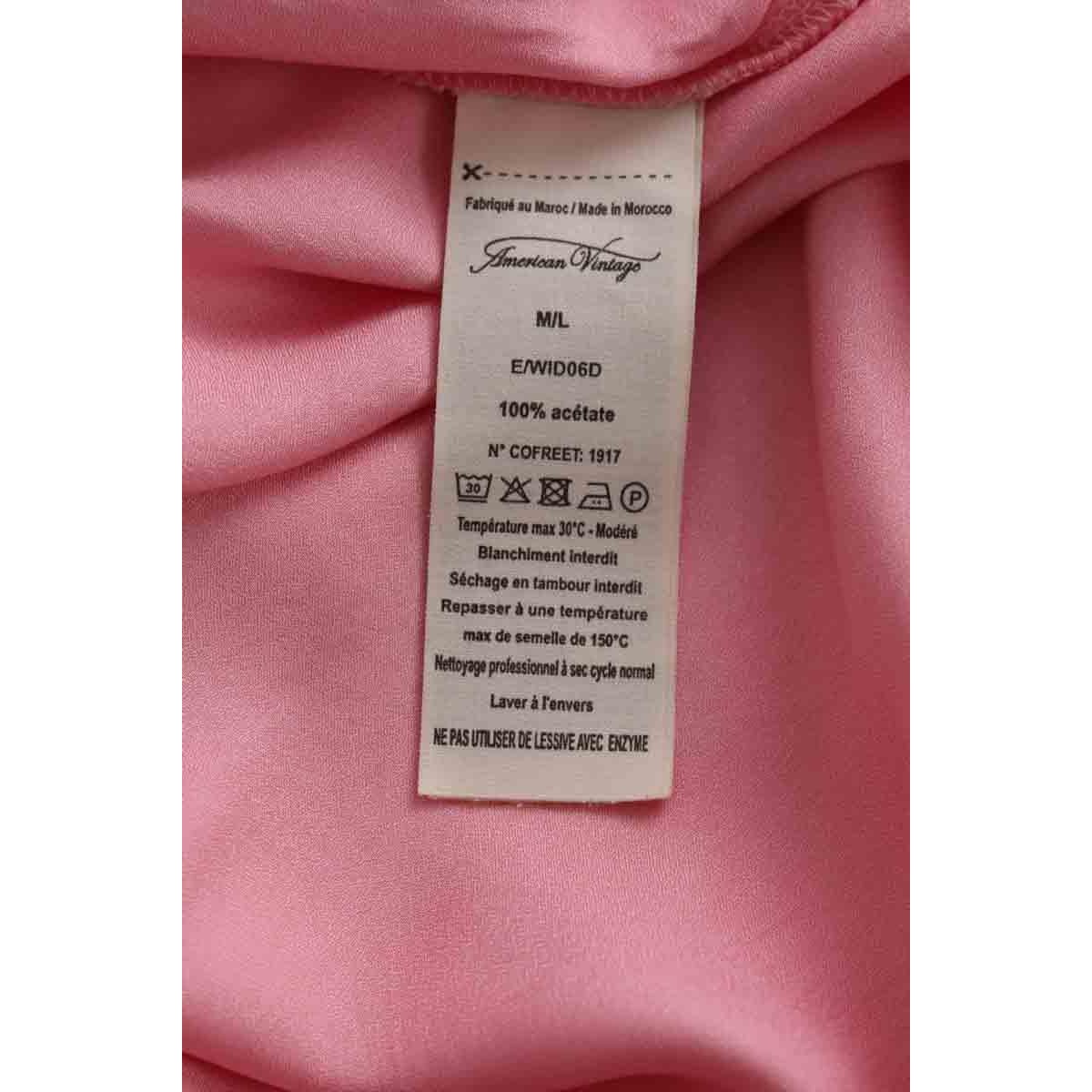Blouse - Bon État rose, AMERICAN VINTAGE
