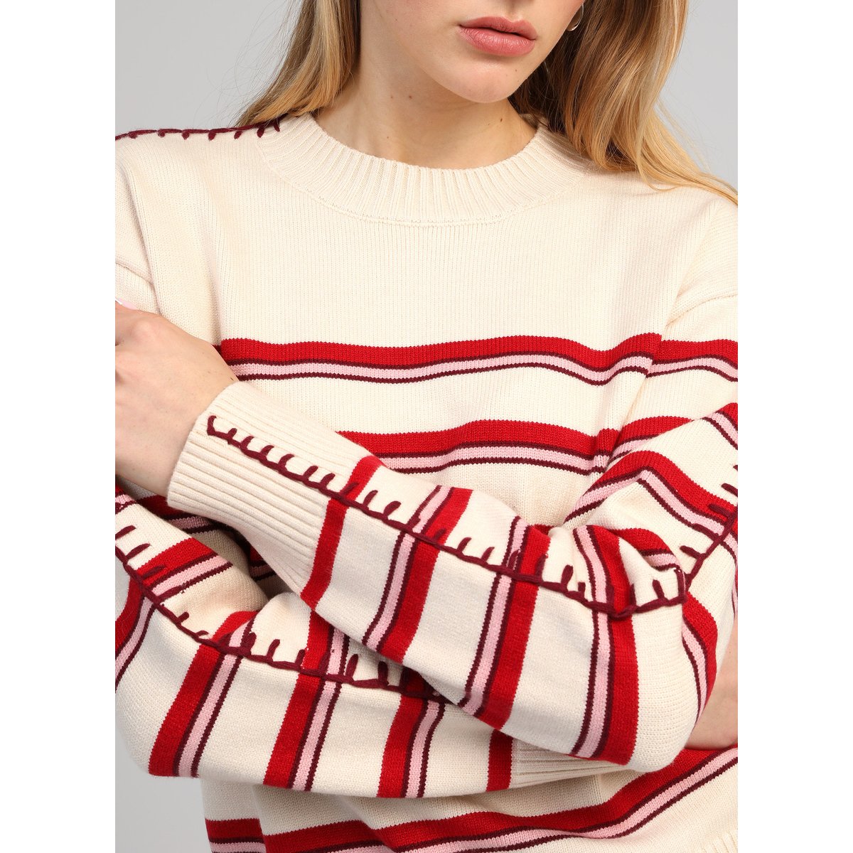 Pull NAUSIKA rouge, AN'GE