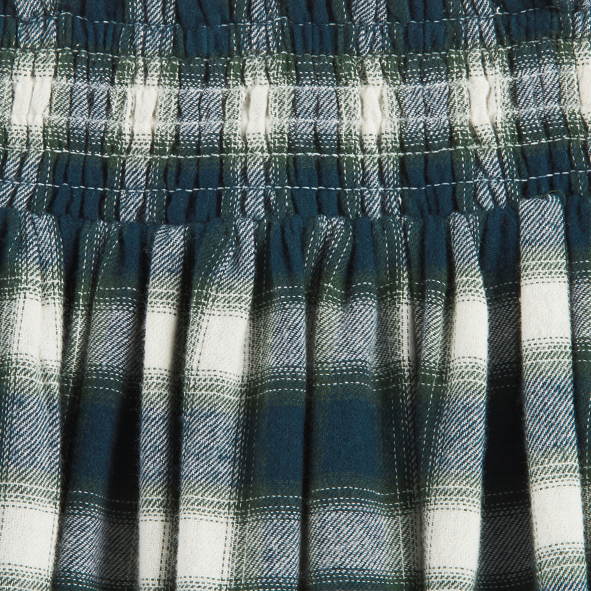 Jupe à carreaux, avec taille élastiquée imprimé carreaux, LA REDOUTE COLLECTIONS