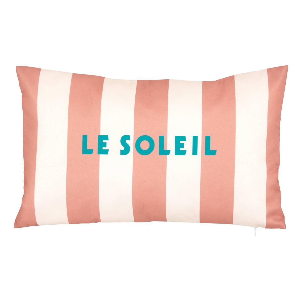 Coussin d'extérieur déhoussable déperlant POOLSIDE terracotta, ATMOSPHERA