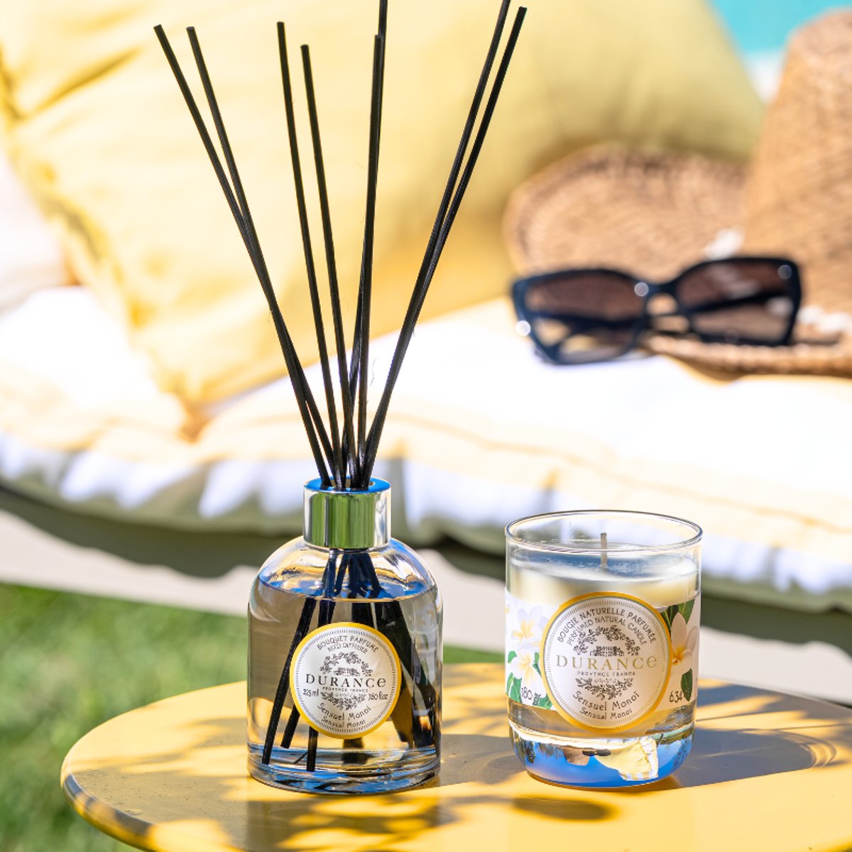 Recharge diffuseur de parfum SENSUEL MONOÏ couleur unique, DURANCE