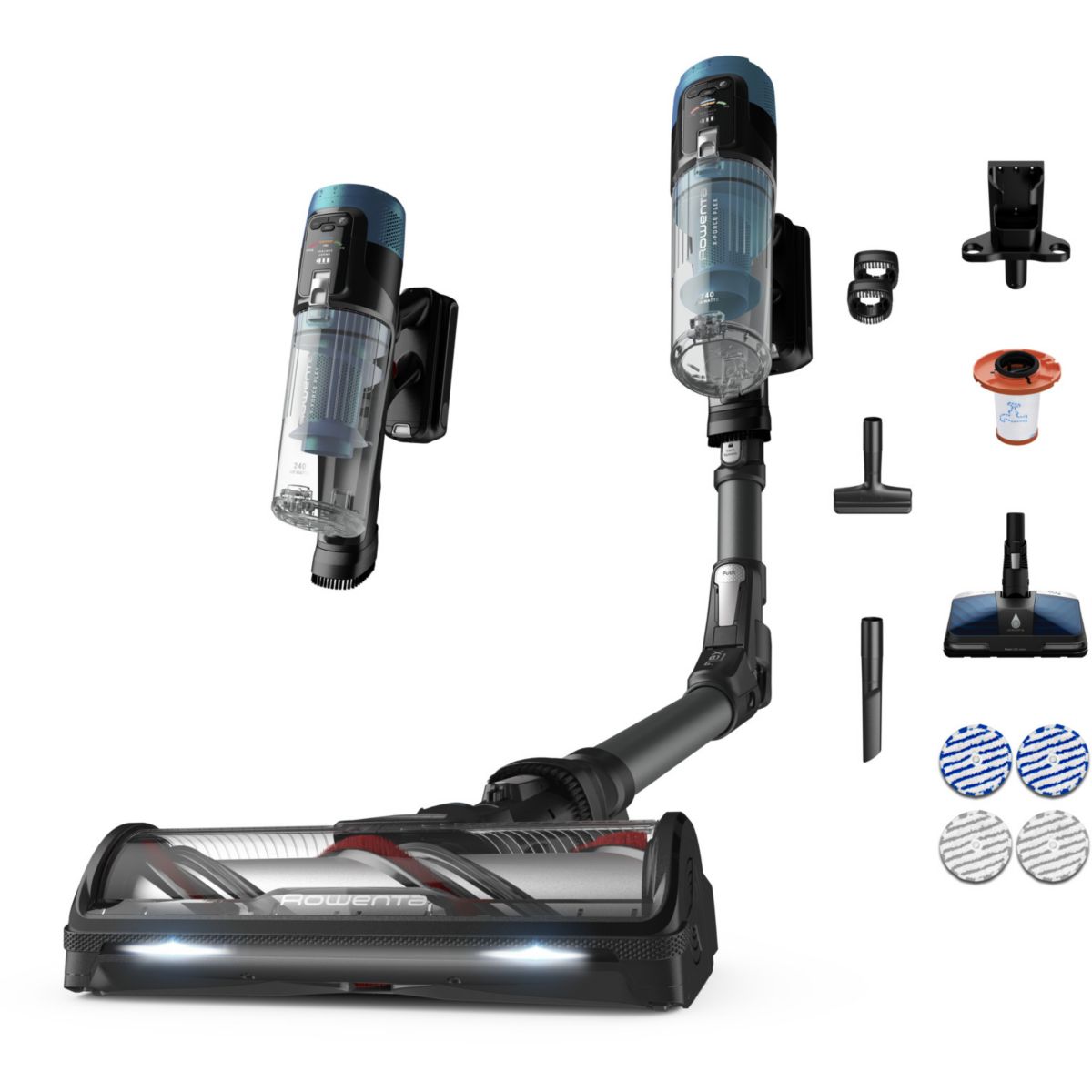 Aspirateur balai X-Force Flex 14.80 Aqua RH9BC1WO couleur unique, ROWENTA