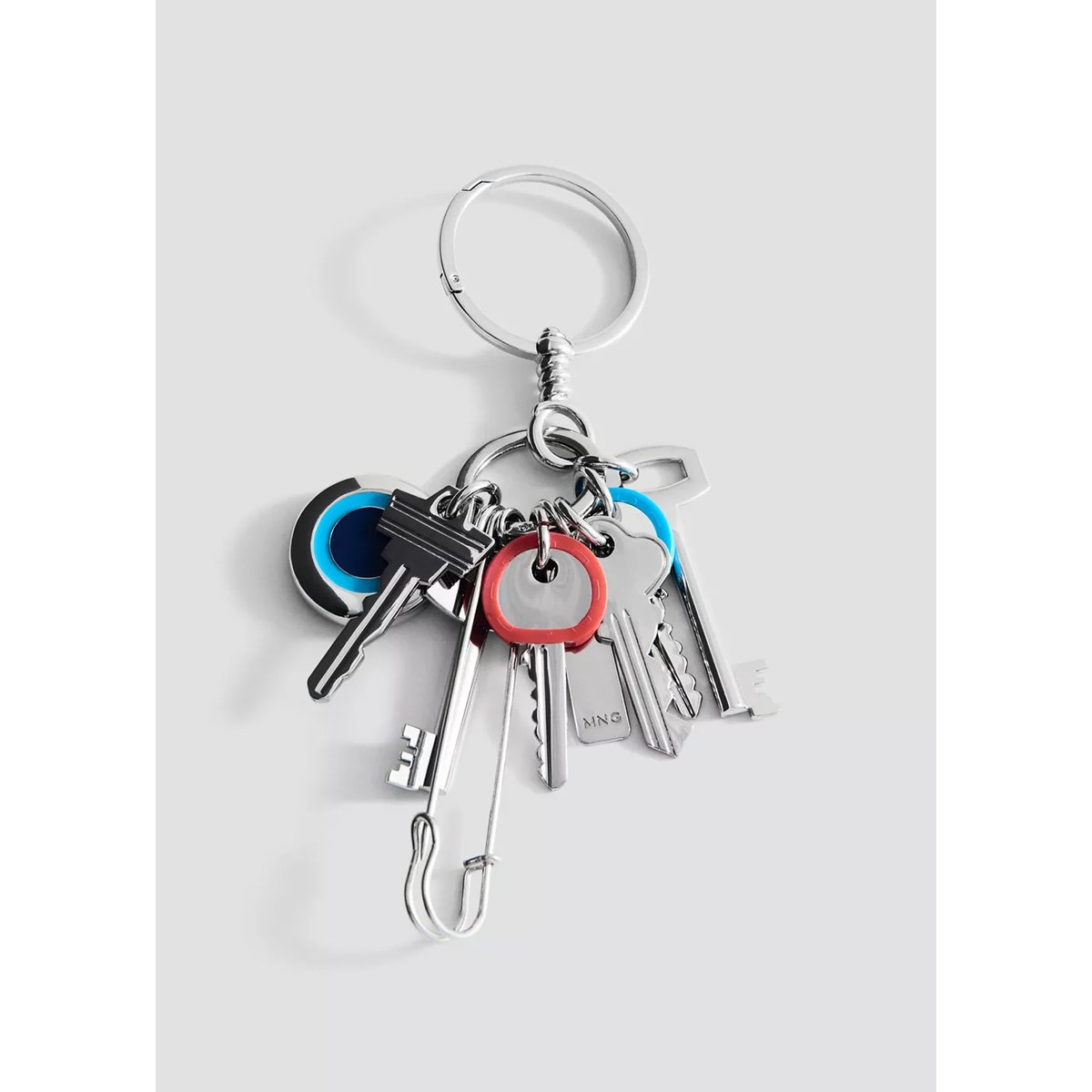 Porte-clés breloques argent, MANGO