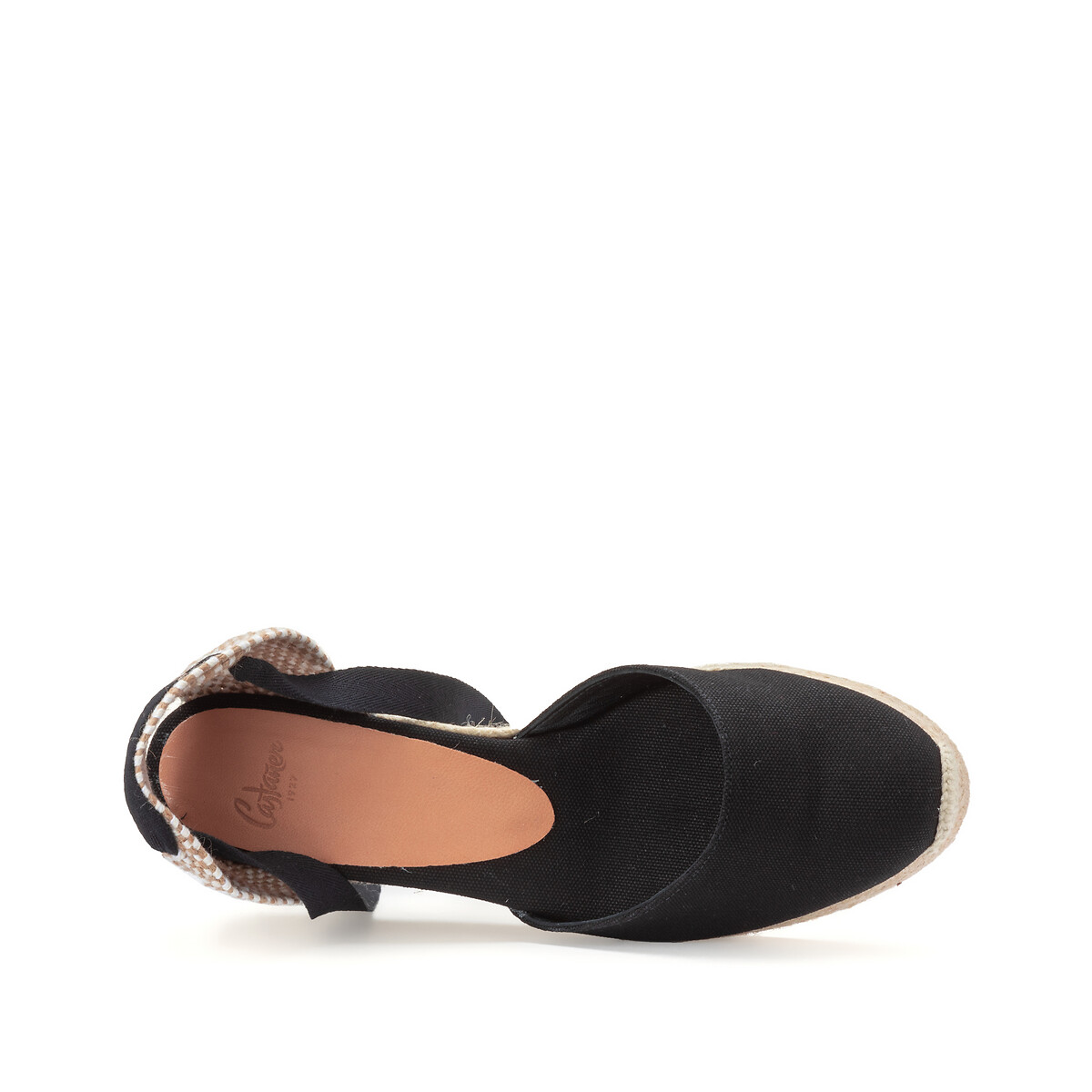 Carina Canvas Wedge Espadrilles black, CASTANER