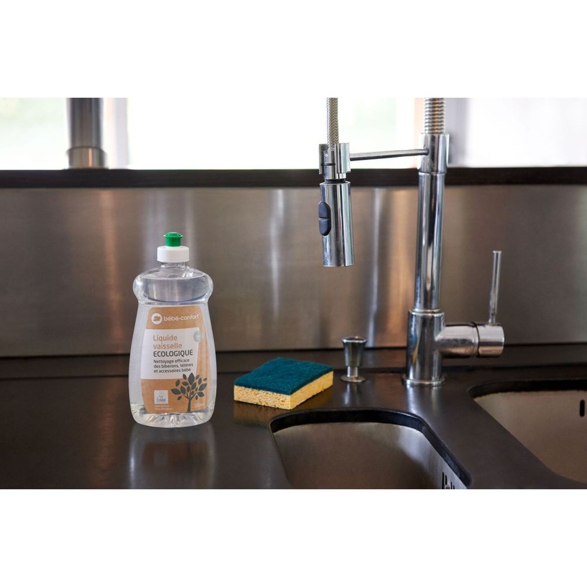 Liquide vaisselle Label eco 500ml couleur unique, BEBECONFORT