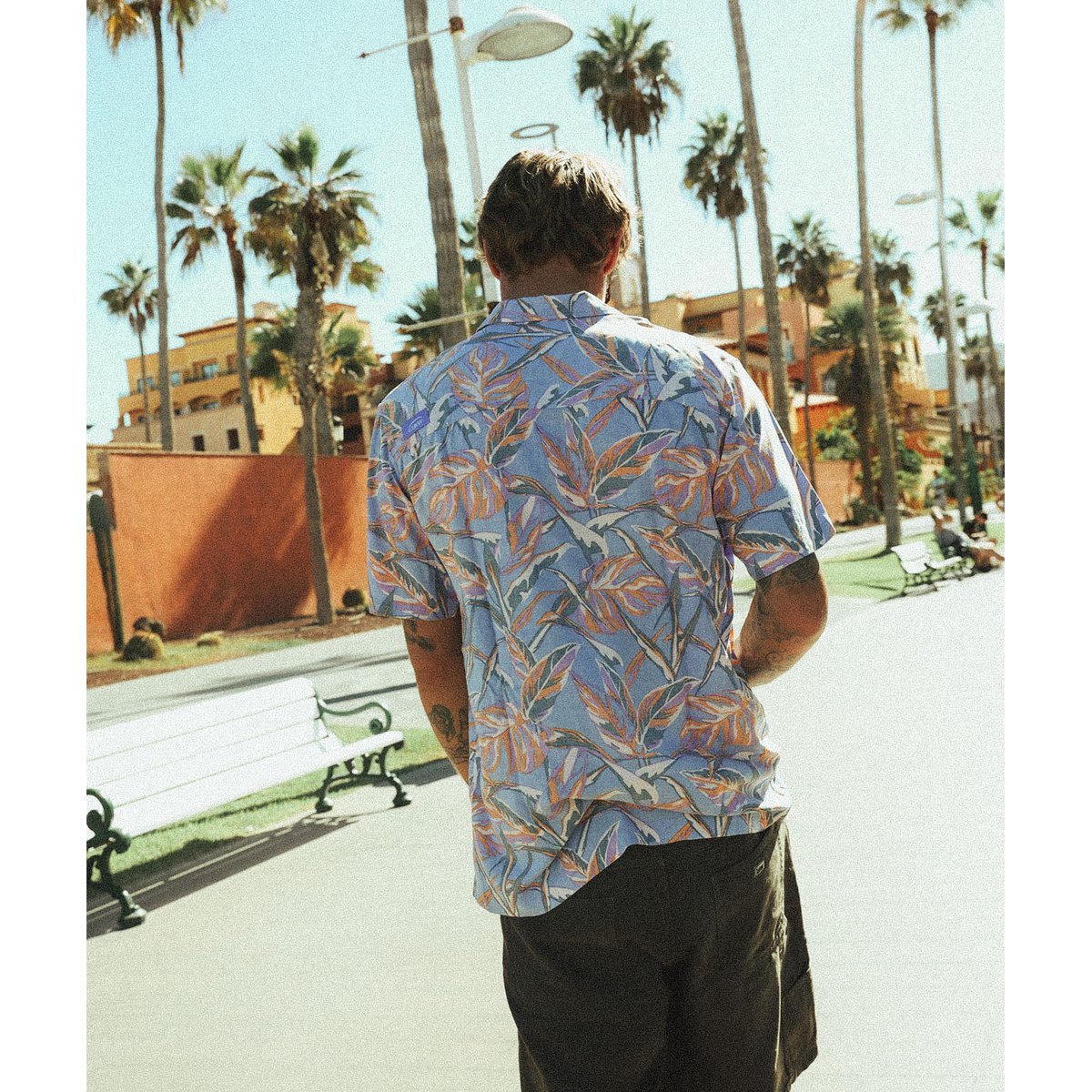 Chemise manches courtes TROPICS lavender, OXBOW