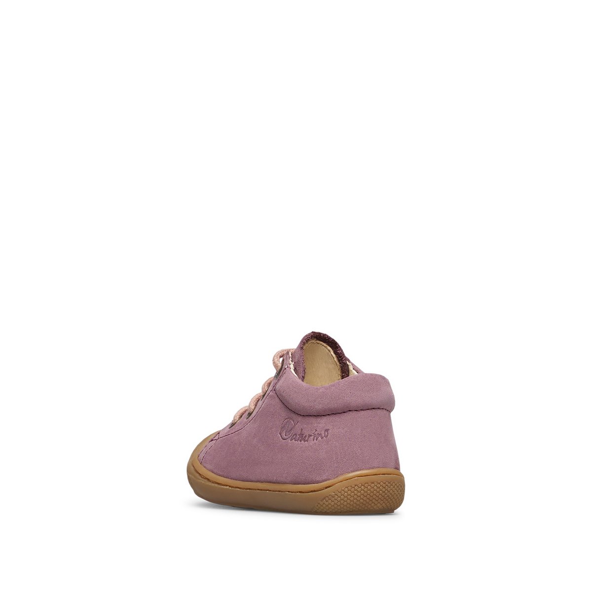 Chaussures premiers pas en suède COCOON prune, NATURINO
