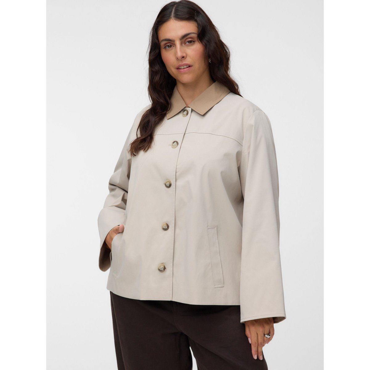 Veste oatmeal, VERO MODA