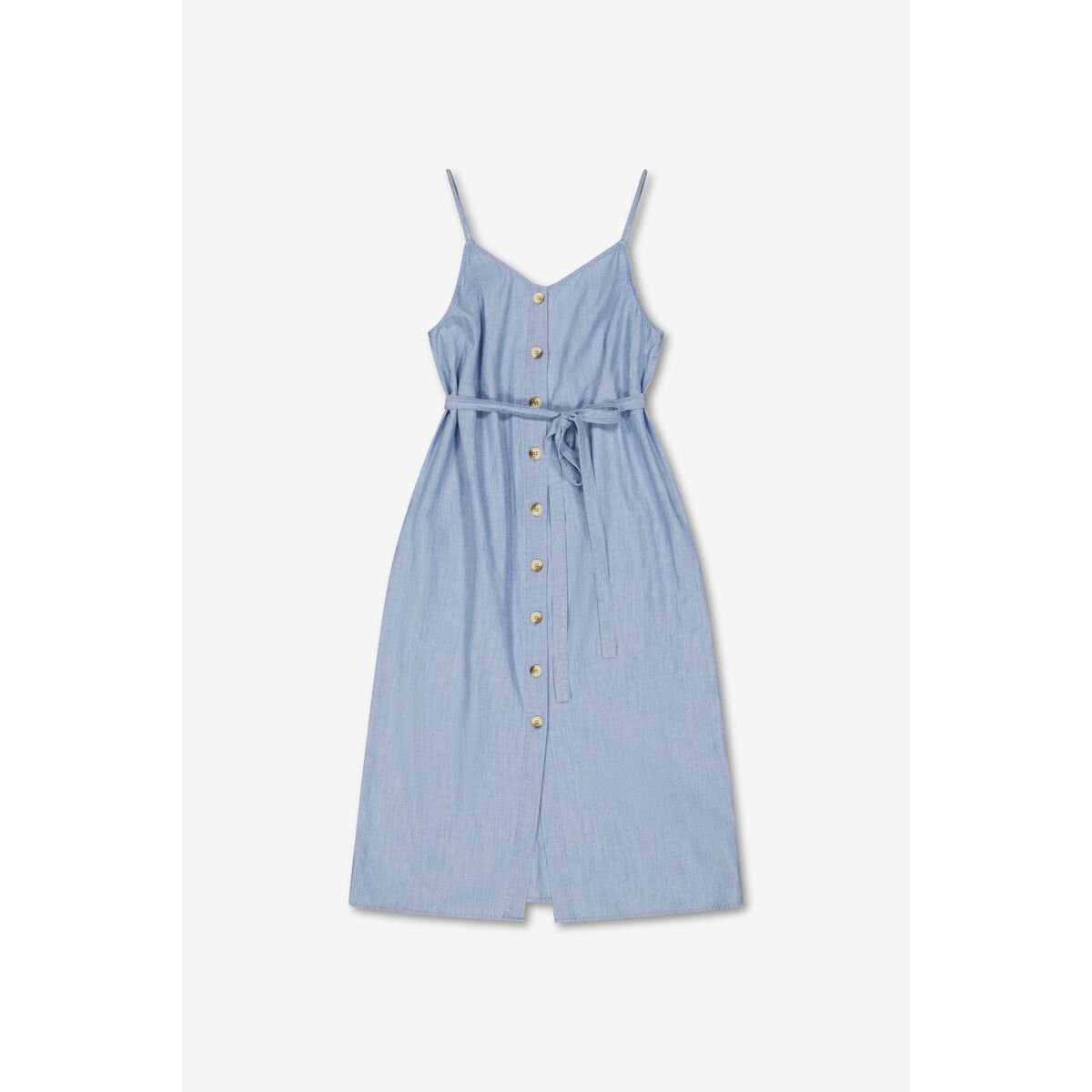 Robe longue droite LISSA sky blue, LE TEMPS DES CERISES