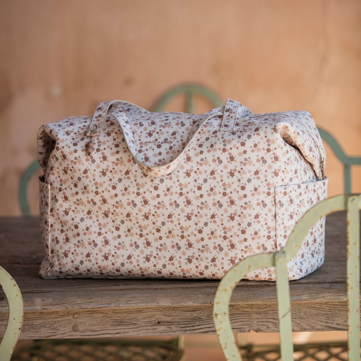 Sac XL blanc, rose, marron, PASITO A PASITO