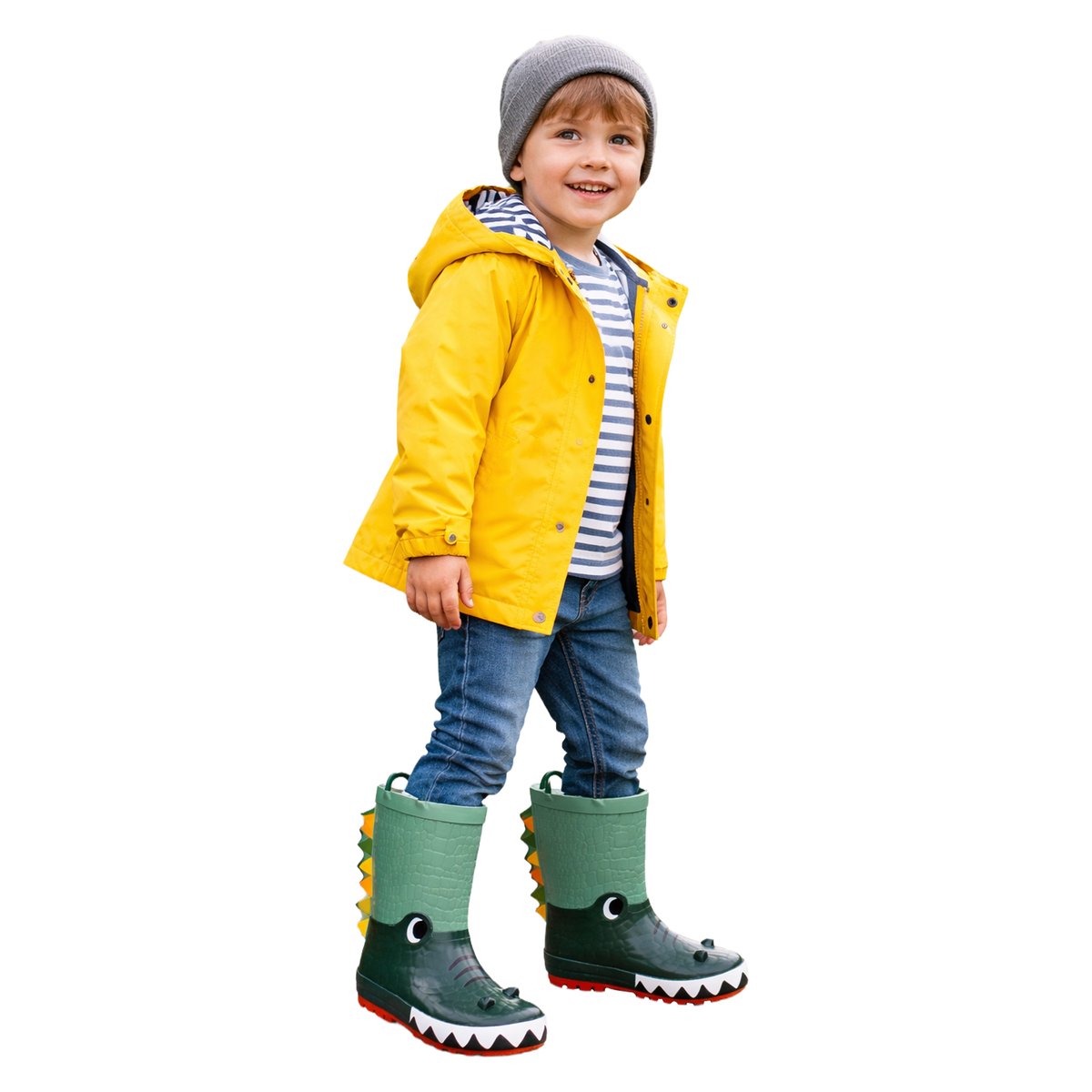 Bottes de pluie motif/style crocodile vert, MOUNTAIN WAREHOUSE