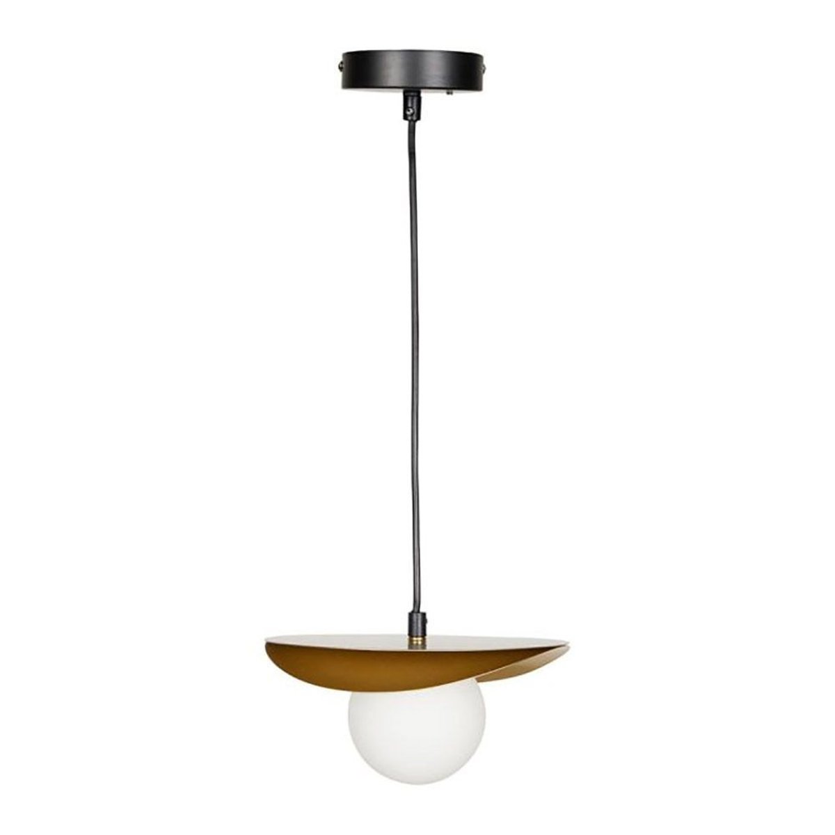 Suspension métal verre Demoiselle D22 blanc, DECORATIE