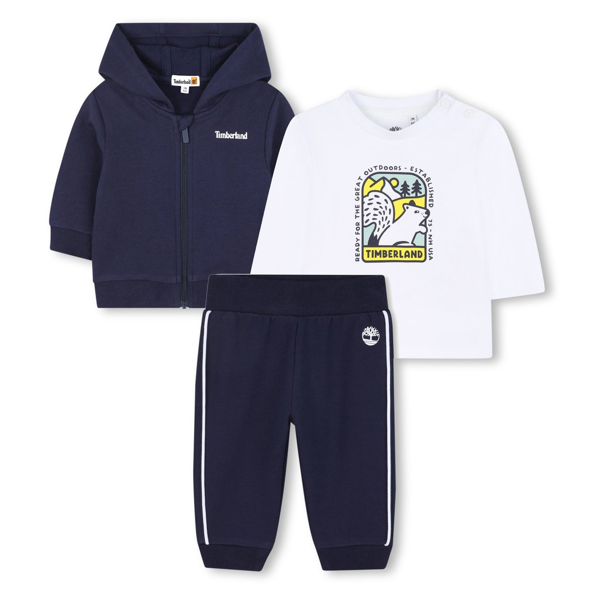 Ensemble de jogging trois pièces indigo blue, TIMBERLAND