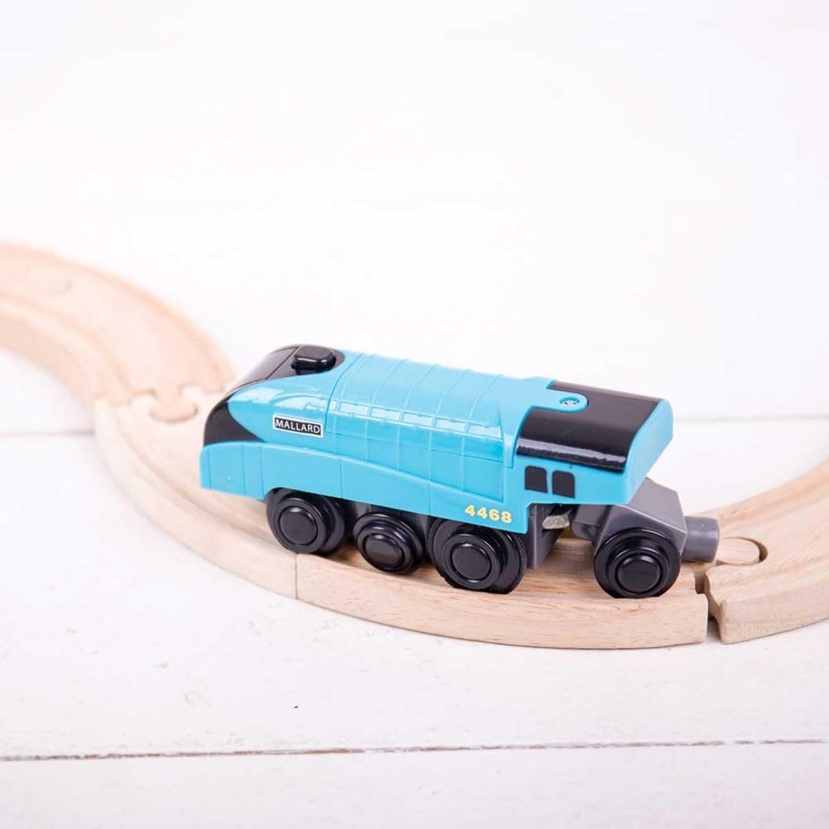 Locomotive à piles Mallard bleue, BIGJIGS