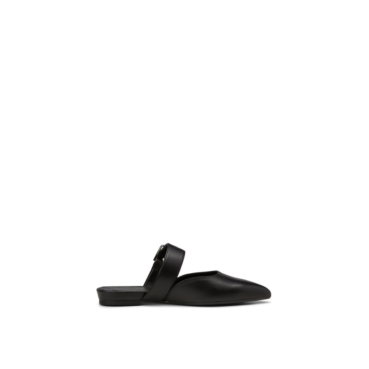 Mules en cuir de vache noble schwarz, MARC O'POLO