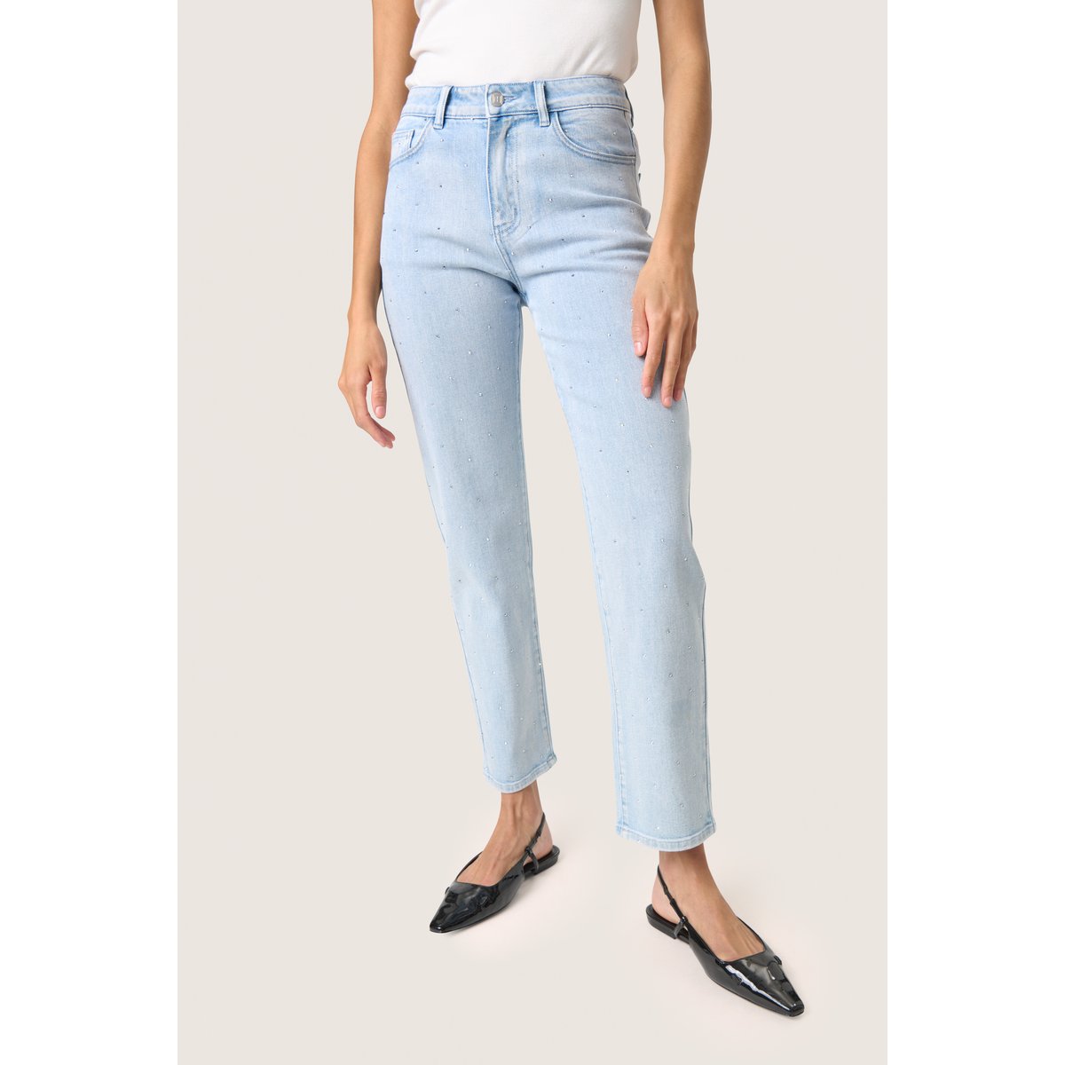 Jeans bleu medium blue denim, SOAKED IN LUXURY