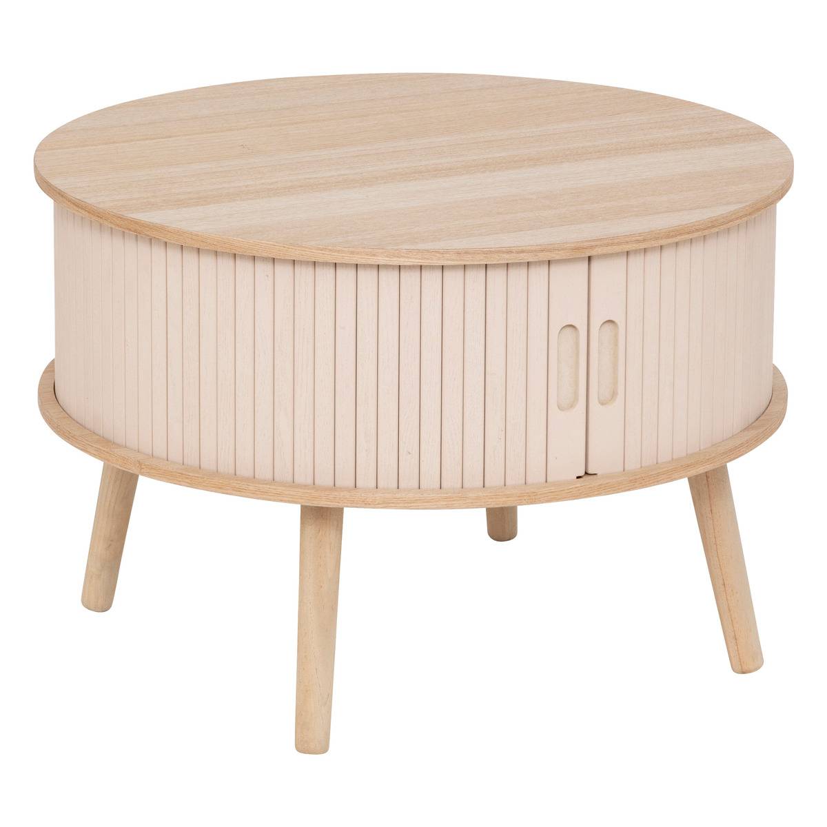 Table basse 2 portes NYSOS beige, ATMOSPHERA