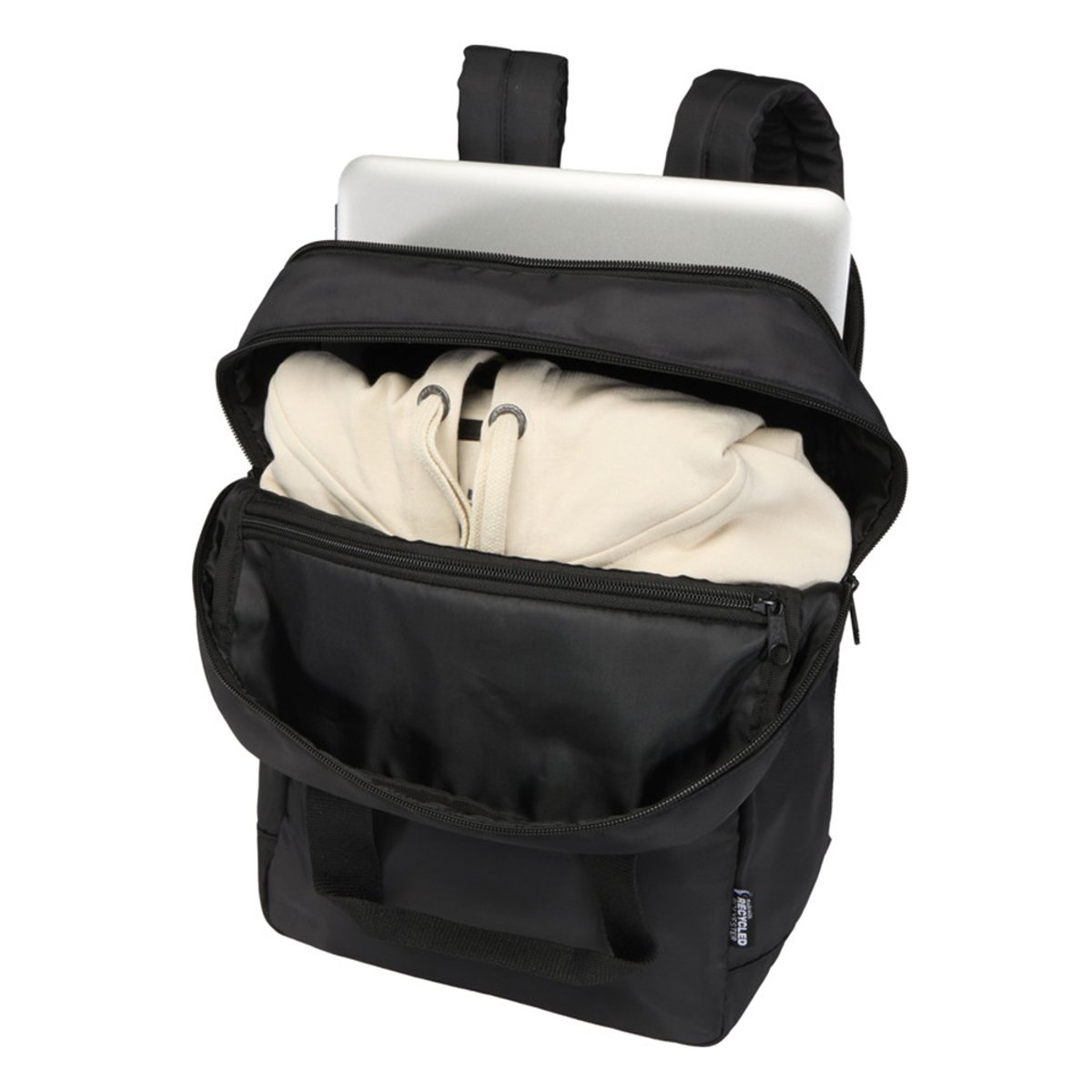 Sac à dos pour ordinateur portable TRIP noir, FLOSO