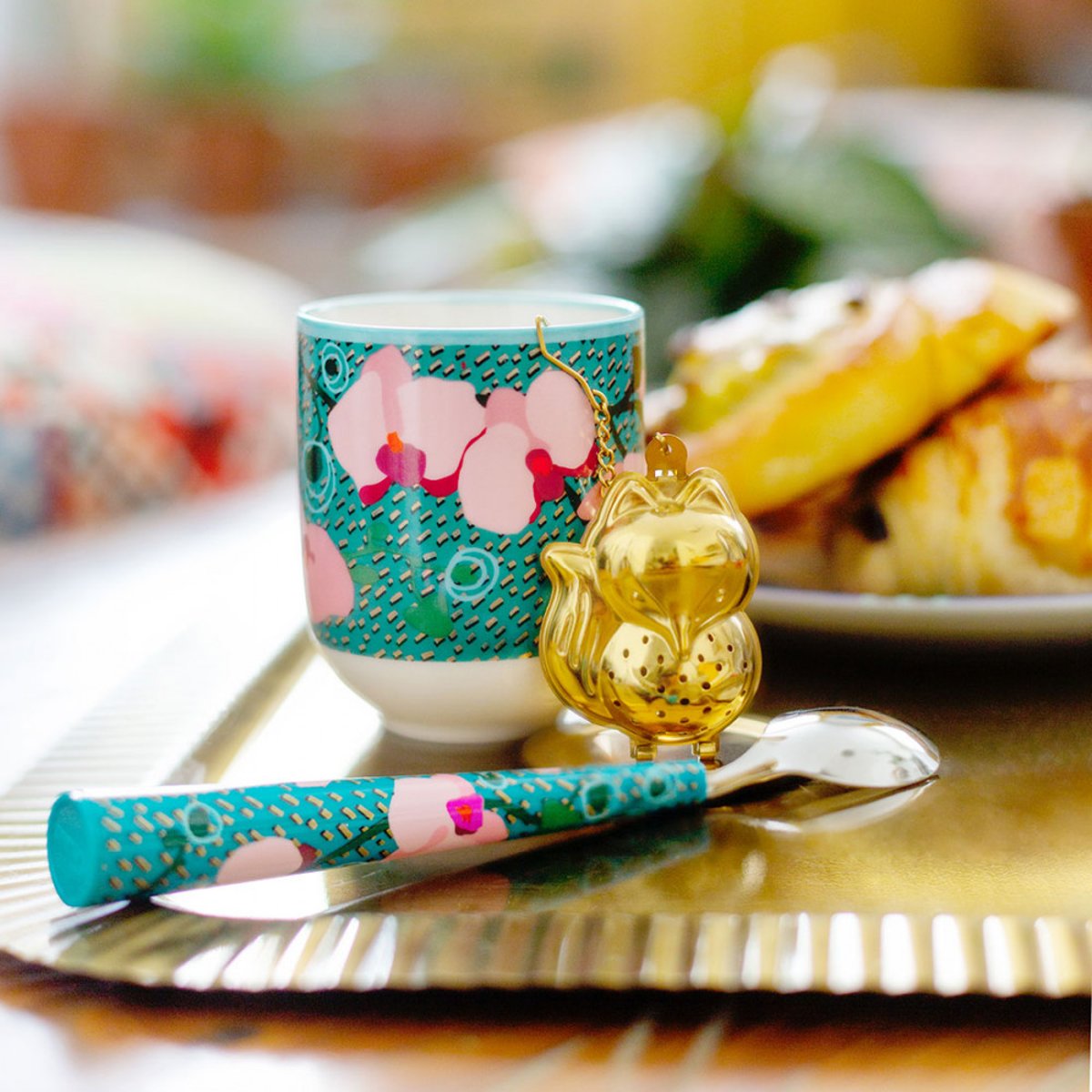 Tasse Matinal Tasse jardin fleuri, PYLONES